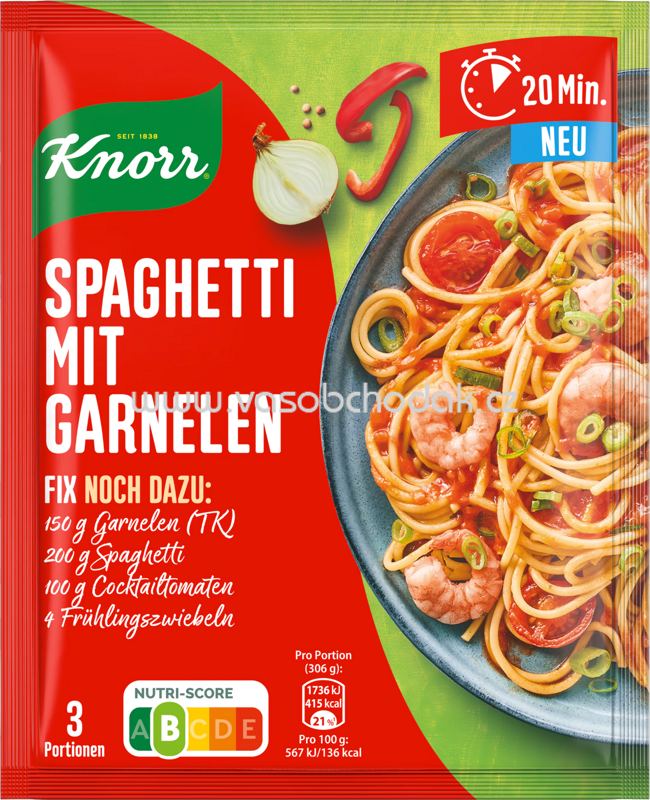 Knorr Fix Spaghetti mit Garnelen, 1 St