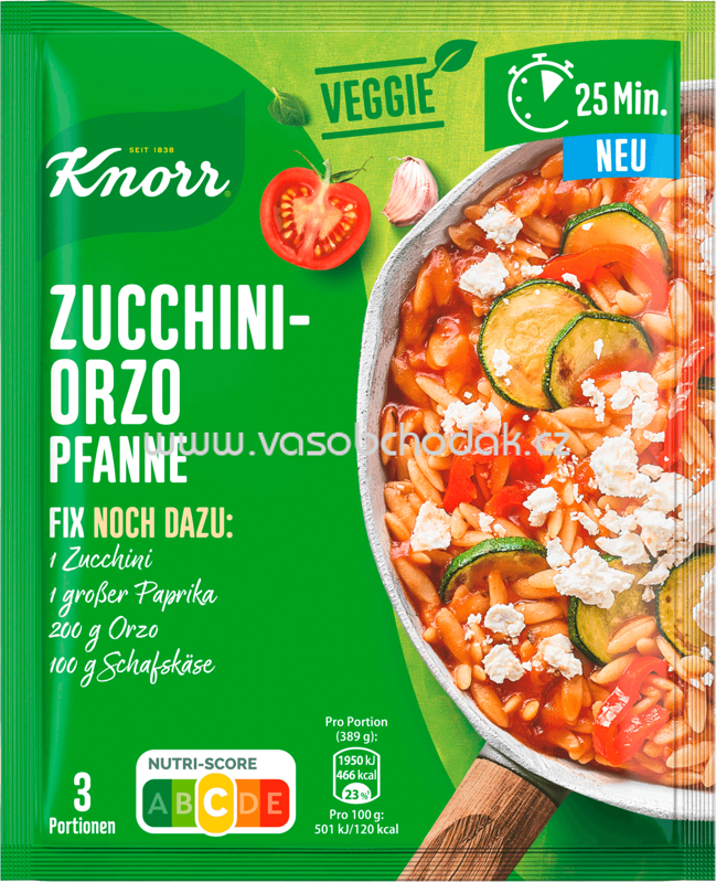 Knorr Fix Zucchini Orzo Pfanne, 1 St Knorr Fix Zucchini Orzo Pfanne, 1 St