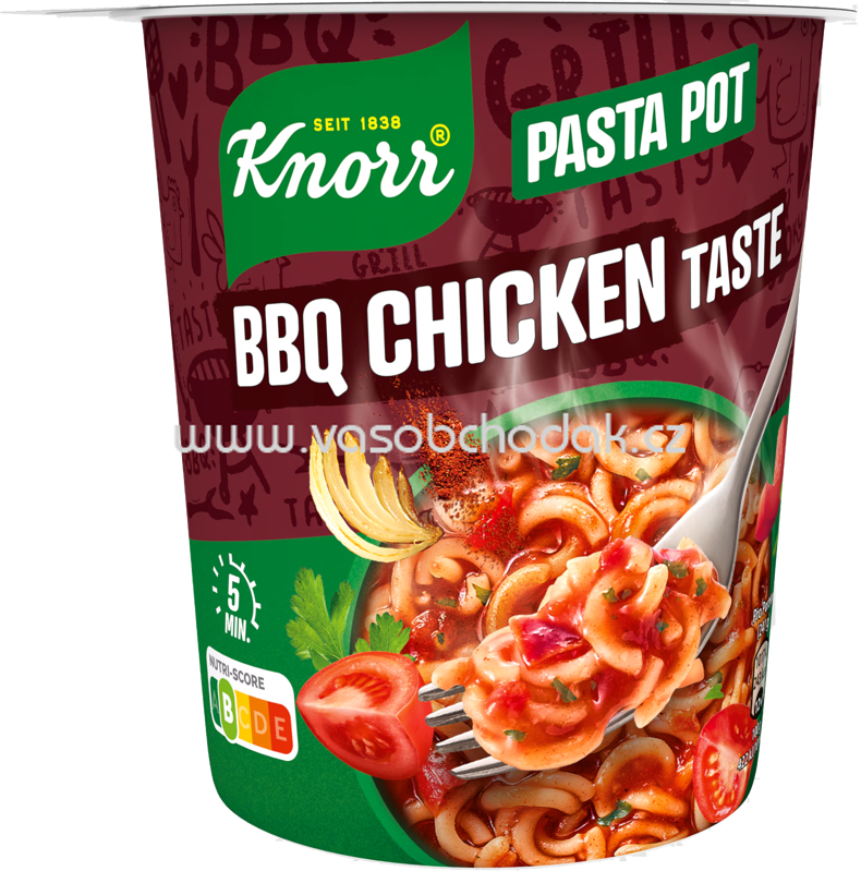 Knorr Pasta Snack BBQ Chicken Taste, Becher, 65g