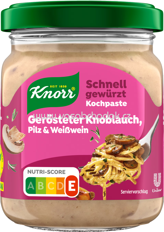 Knorr Kochpaste Gerösteter Knoblauch Pilz & Weißwein, 165g