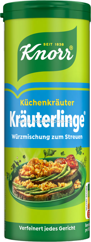 Knorr Kräuterlinge zum Streuen Küchenkräuter, 60g Knorr Kräuterlinge zum Streuen Küchenkräuter, 60g