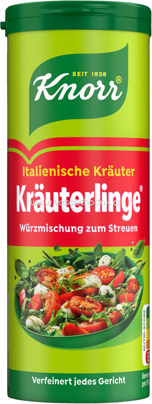 Knorr Kräuterlinge zum Streuen Italienische Kräuter, 60g Knorr Kräuterlinge zum Streuen Italienische Kräuter, 60g
