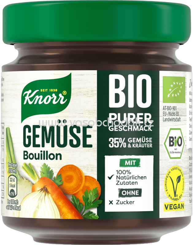 Knorr Bio Gemüse Bouillon Glas 5,5l
