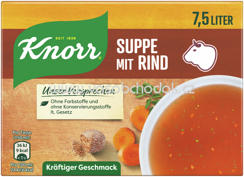 Knorr Suppe mit Rind, Würfel, 7,5l