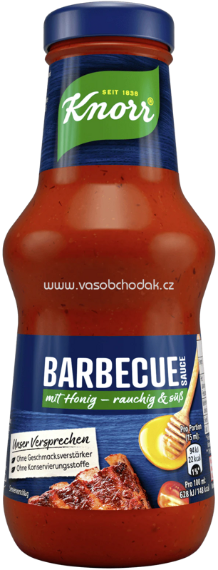 Knorr Barbecue Sauce mit Honig, 250 ml Knorr Barbecue Sauce mit Honig, 250 ml