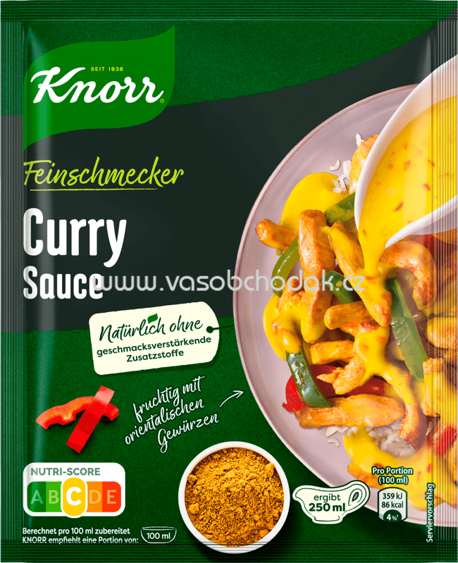 Knorr Feinschmecker Curry Sauce, 1 St Knorr Feinschmecker Curry Sauce, 1 St
