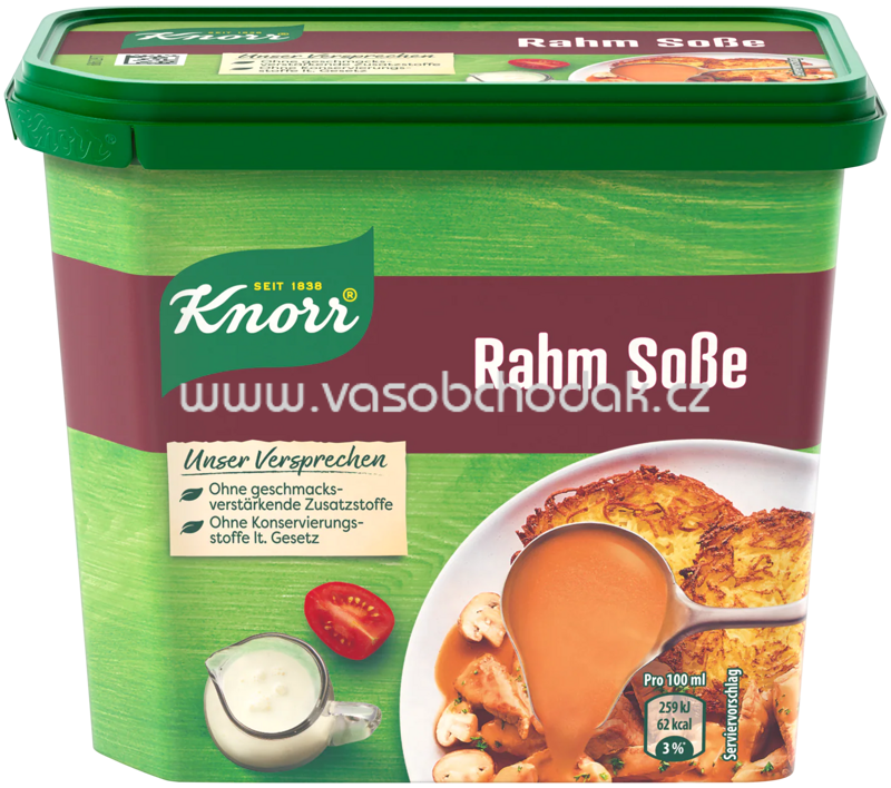 Knorr Rahm Soße, Dose, 1,75l