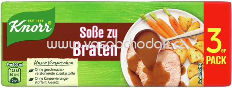 Knorr Soße zum Braten, 3x250 ml Knorr Soße zum Braten, 3x250 ml