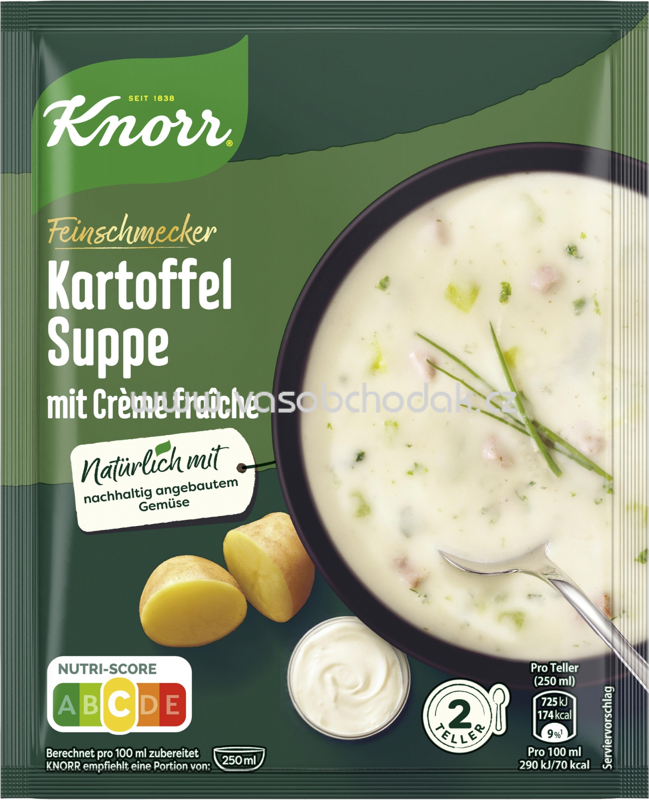 Knorr Feinschmecker Kartoffelsuppe mit Creme Fraiche, 1 St