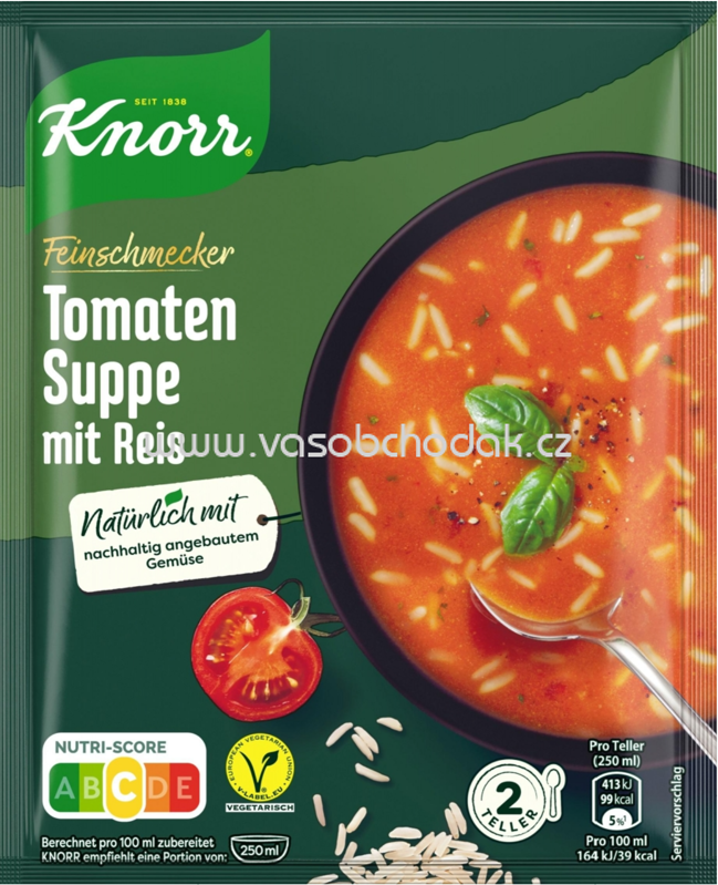 Knorr Feinschmecker Tomatensuppe mit Reis, 1 St Knorr Feinschmecker Tomatensuppe mit Reis, 1 St