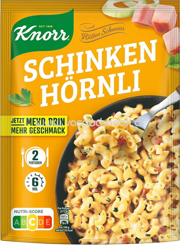 Knorr Hüttenschmaus Schinken-Hörnlin, 156g