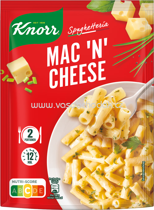 Knorr Spaghetteria Mac 'N' Cheese, 166g Knorr Spaghetteria Mac 'N' Cheese, 166g