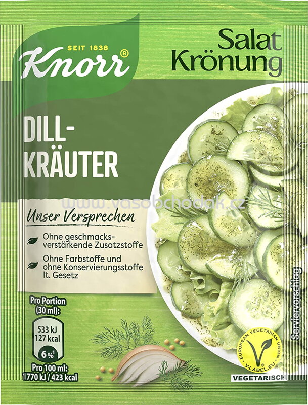 Knorr Salatkrönung Dill Kräuter, 5St, 50g