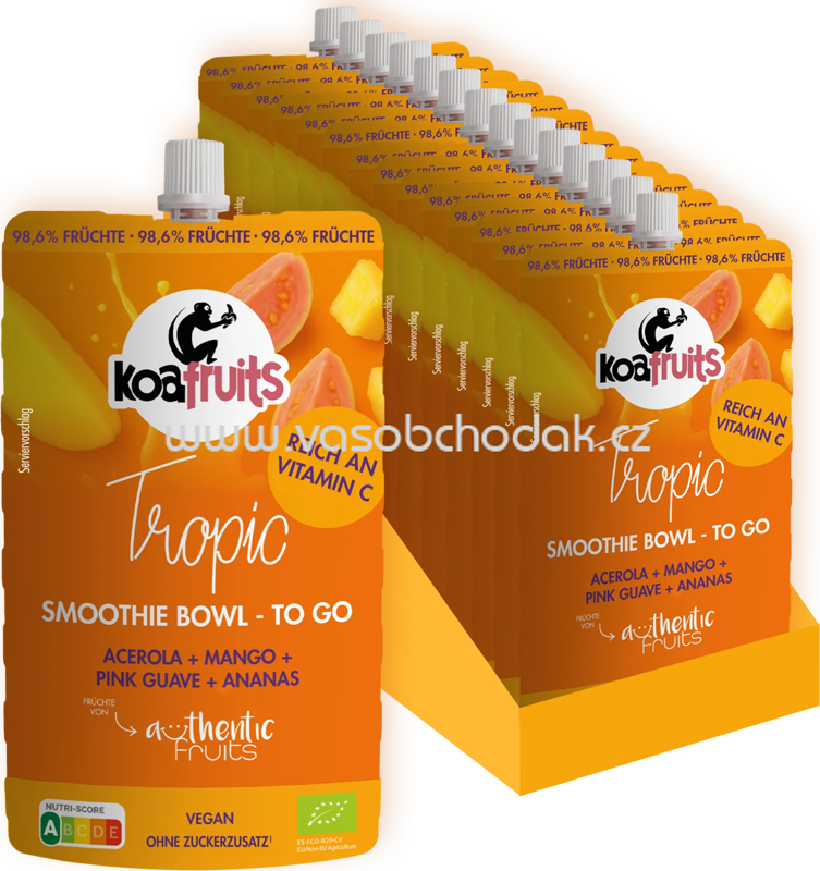 Koafruits Smoothie Bowl Tropic, 14x190g