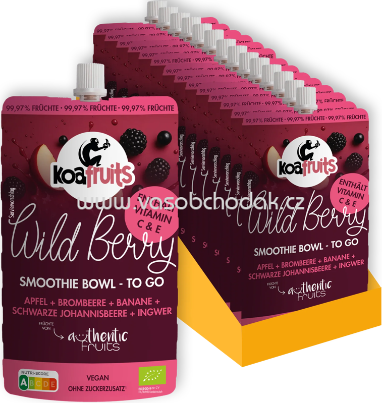 Koafruits Smoothie Bowl Wild Berry, 14x190g