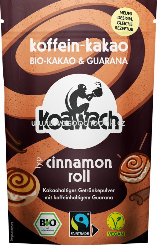 Koawach Koffein Kakao Cinnamon Roll, 100g