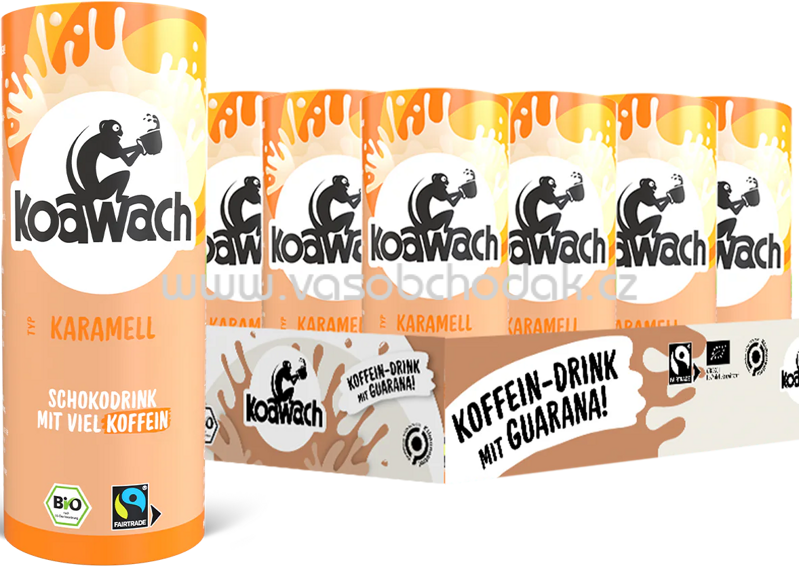 Koawach Schokodrink Karamell, 12x235 ml Koawach Schokodrink Karamell, 12x235 ml