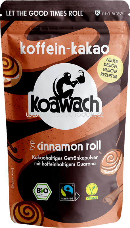 Koawach Koffein Kakao Cinnamon Roll, 500g