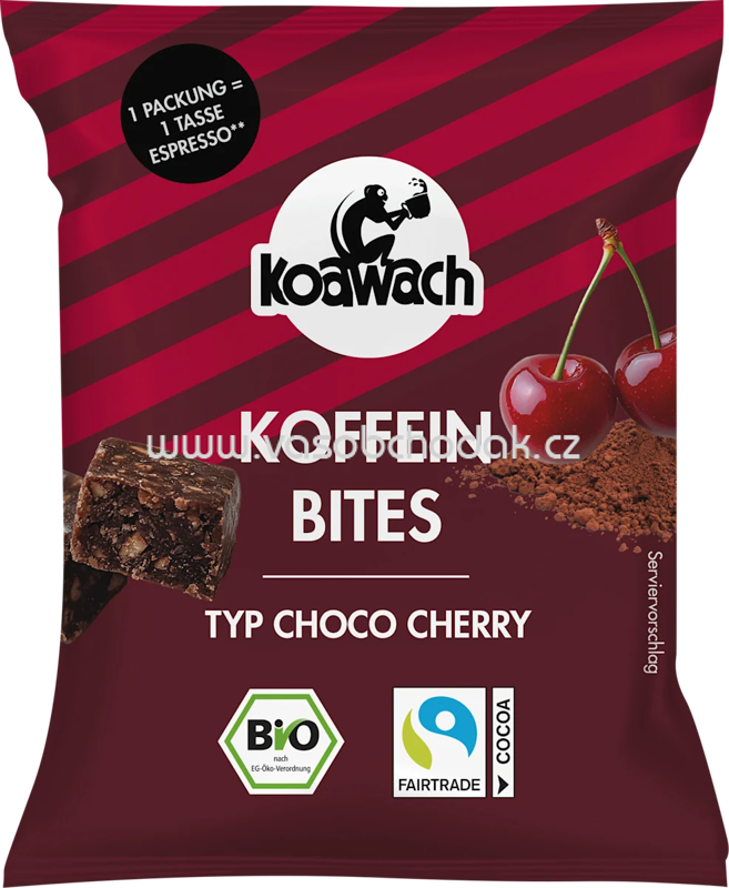 Koawach Koffein Bites Typ Choco Cherry, 36g
