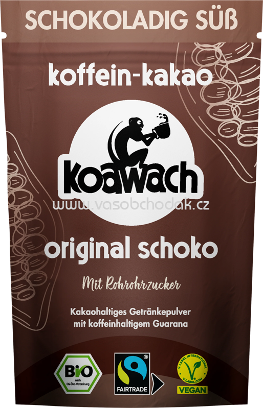 Koawach Koffein Kakao Original Schoko, 100g