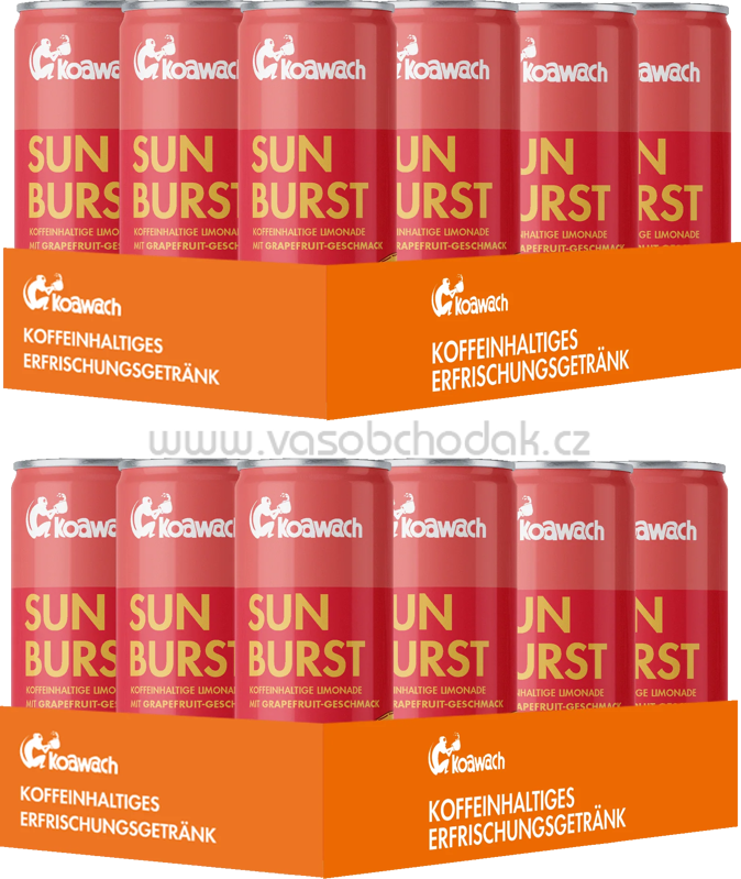 Koawach Sun Burst Grapefruit, 24x250 ml