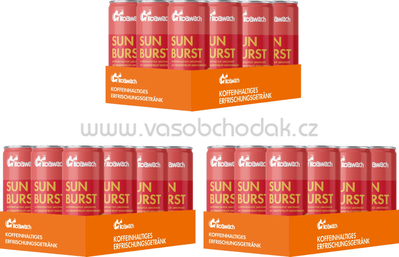 Koawach Sun Burst Grapefruit, 36x250 ml