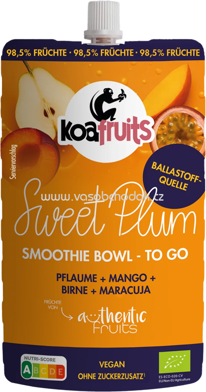 Koafruits Smoothie Bowl Sweet Plum, 190g
