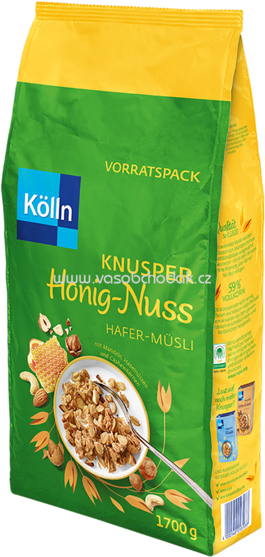 Kölln Müsli Knusper Honig Nuss, 1,7 kg