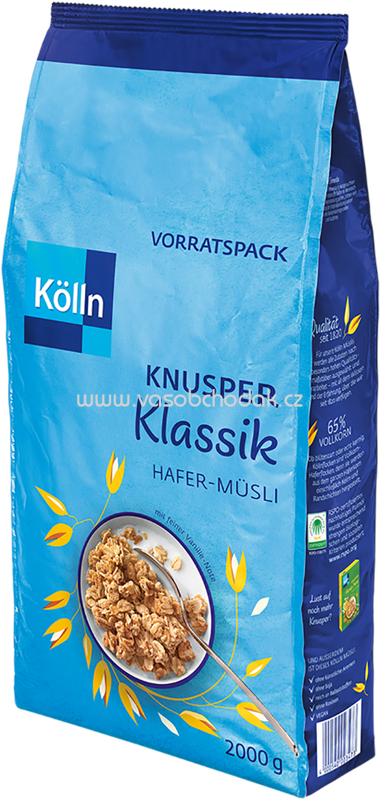 Kölln Müsli Knusper Klassik, 1,7 kg Kölln Müsli Knusper Klassik, 1,7 kg