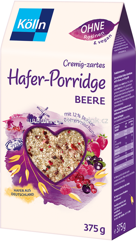 Kölln Hafer Porridge Beere, 375g