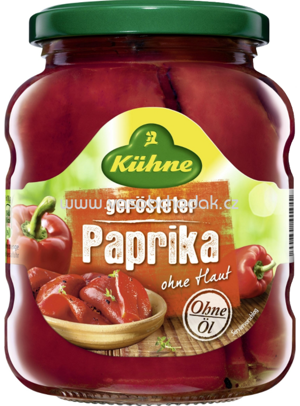 Kühne Gerösteter Paprika, 370 ml Kühne Gerösteter Paprika, 370 ml