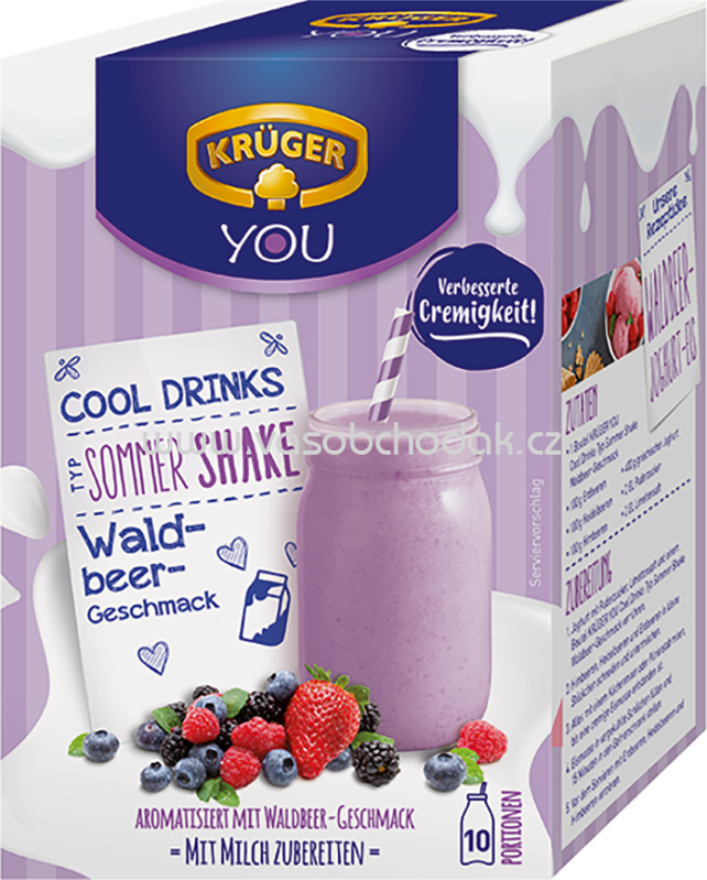 Krüger COOL DRINKS Sommer Shake Waldbeere, 200g