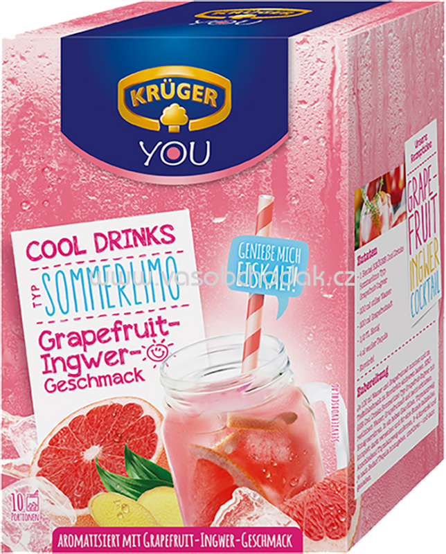 Krüger COOL DRINKS Sommerlimo Grapefruit-Ingwer, 200g Krüger COOL DRINKS Sommerlimo Grapefruit-Ingwer, 200g