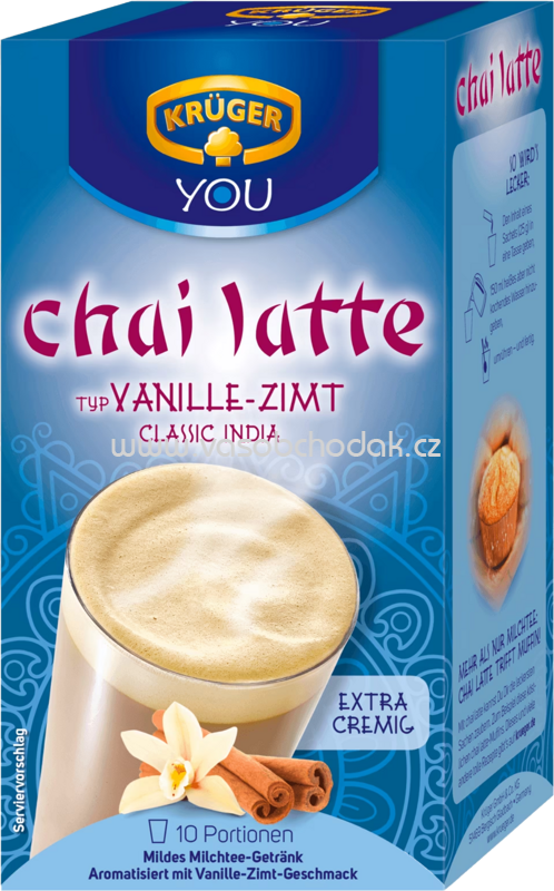 Krüger YOU Typ Chai Latte Classic India Vanille-Zimt, 250g