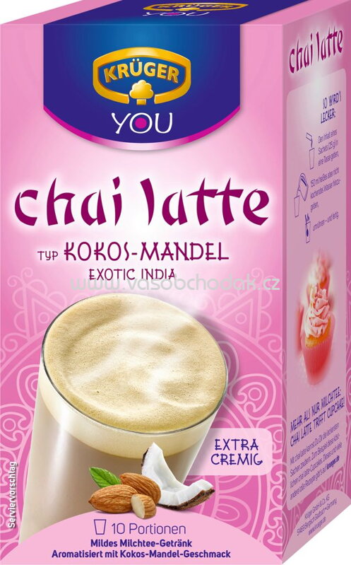 Krüger YOU Typ Chai Latte Exotic India Kokos-Mandel, 250g