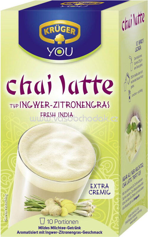 Krüger YOU Typ Chai Latte Fresh India Ingwer-Zitronengras, 250g