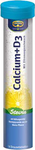 Krüger Calcium + D3 Brausetabletten, 14 St Krüger Calcium + D3 Brausetabletten, 14 St