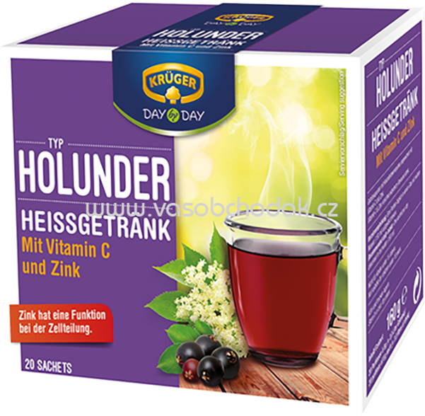 Krüger Heißgetänk Holunder, 20 Beutel Krüger Heißgetänk Holunder, 20 Beutel