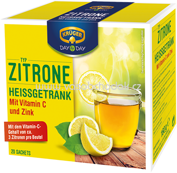 Krüger Heißgetänk Zitrone, 20 Beutel