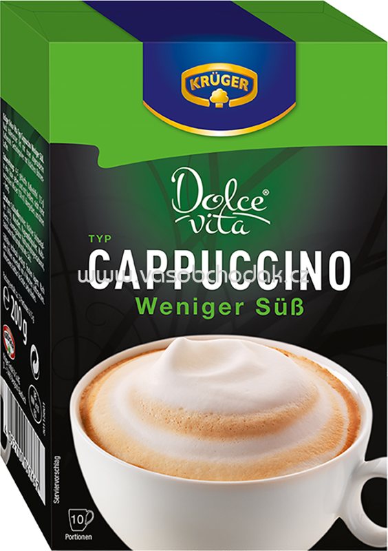 Krüger Dolce Vita Typ Cappuccino weniger süß, 10 St, 150g