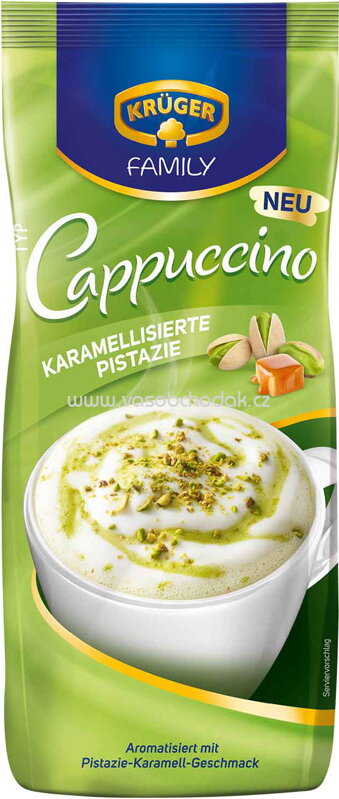 Krüger Cappuccino Karamellisierte Pistazie, 500g