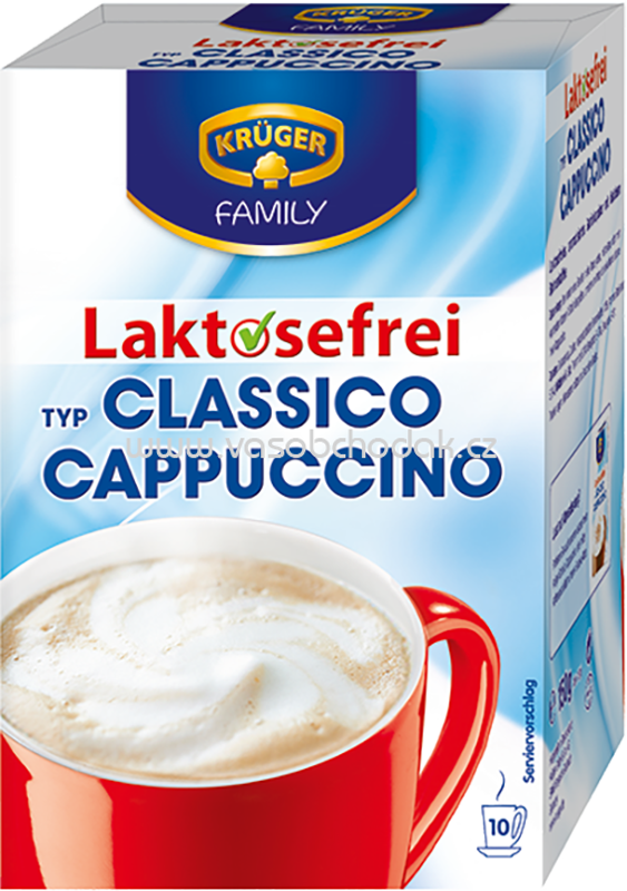 Krüger Laktosefrei Classico Cappuccino, 10 St, 150g