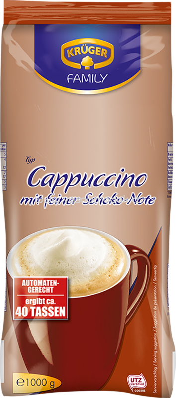 Krüger Cappuccino mit feiner Schoko-Note, 1 kg