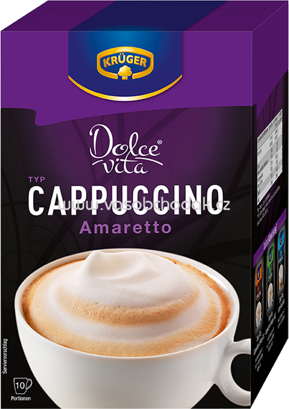 Krüger Dolce Vita Cappuccino Amaretto, 10 St, 150g