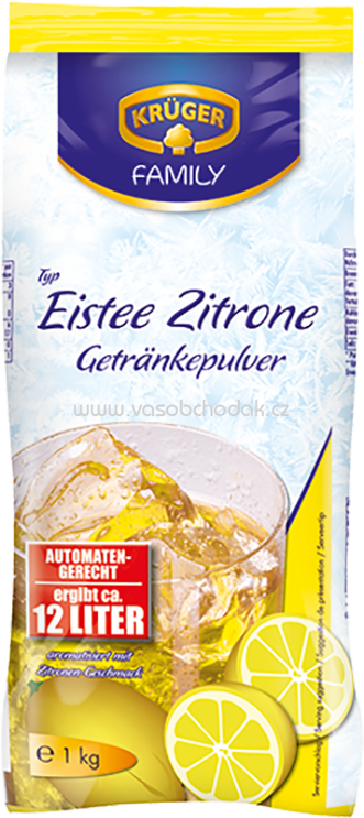 Krüger Getränkpulver Eistee Zitrone, 1 kg