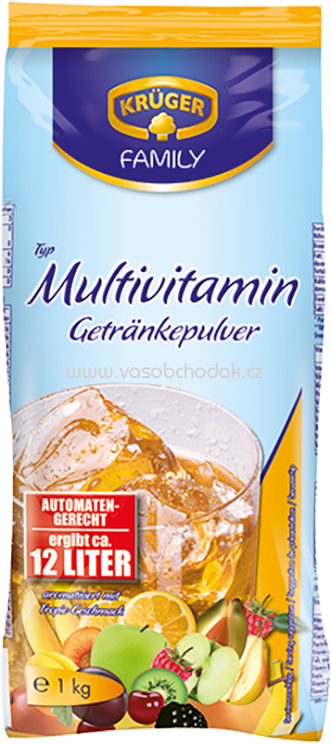 Krüger Getränkpulver Multivitamin, 1 kg Krüger Getränkpulver Multivitamin, 1 kg