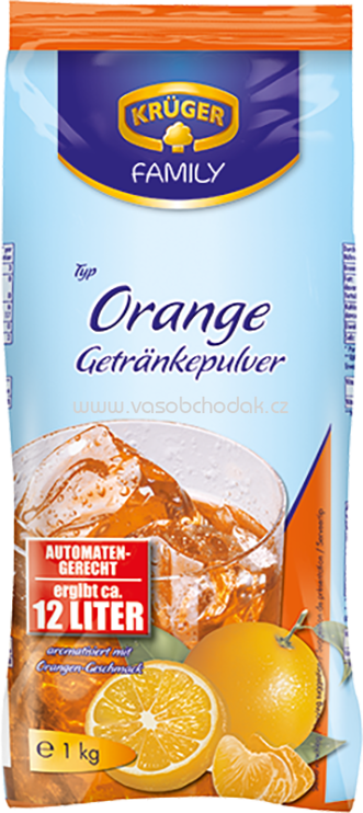 Krüger Getränkpulver Orange, 1 kg