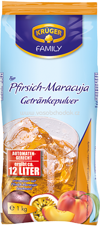 Krüger Getränkpulver Pfirsich Maracuja, 1 kg