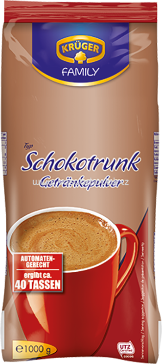 Krüger Getränkpulver Schokotrunk, 1 kg Krüger Getränkpulver Schokotrunk, 1 kg