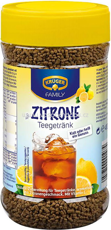 Krüger Teegetränk Zitrone, 400g